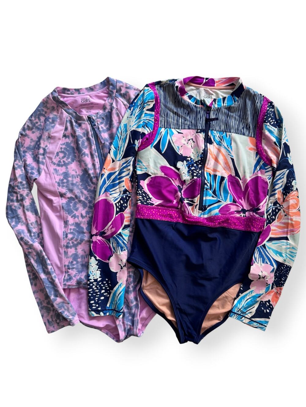 Athleta Girl rashguard swimsuit bundle